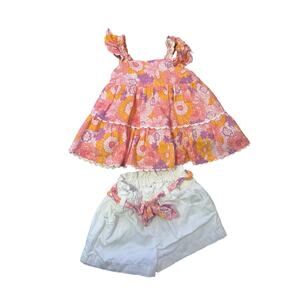 Haute hippie Kids Style Little Girls 18 Month 100% Cotton Set